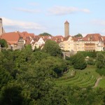 Aussicht auf Rothenburg