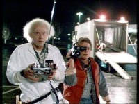 Dr. Brown und Marty McFly