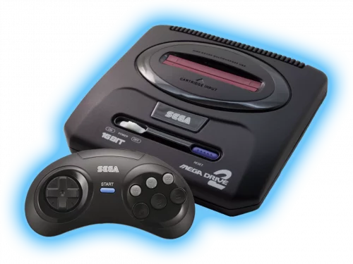 Das Mega Drive Mini zwei soll mit mit 50 vorinstallierten Titeln im Oktober erscheinen, zum Lieferumfang gehört ein Controller. (Bild: Sega)