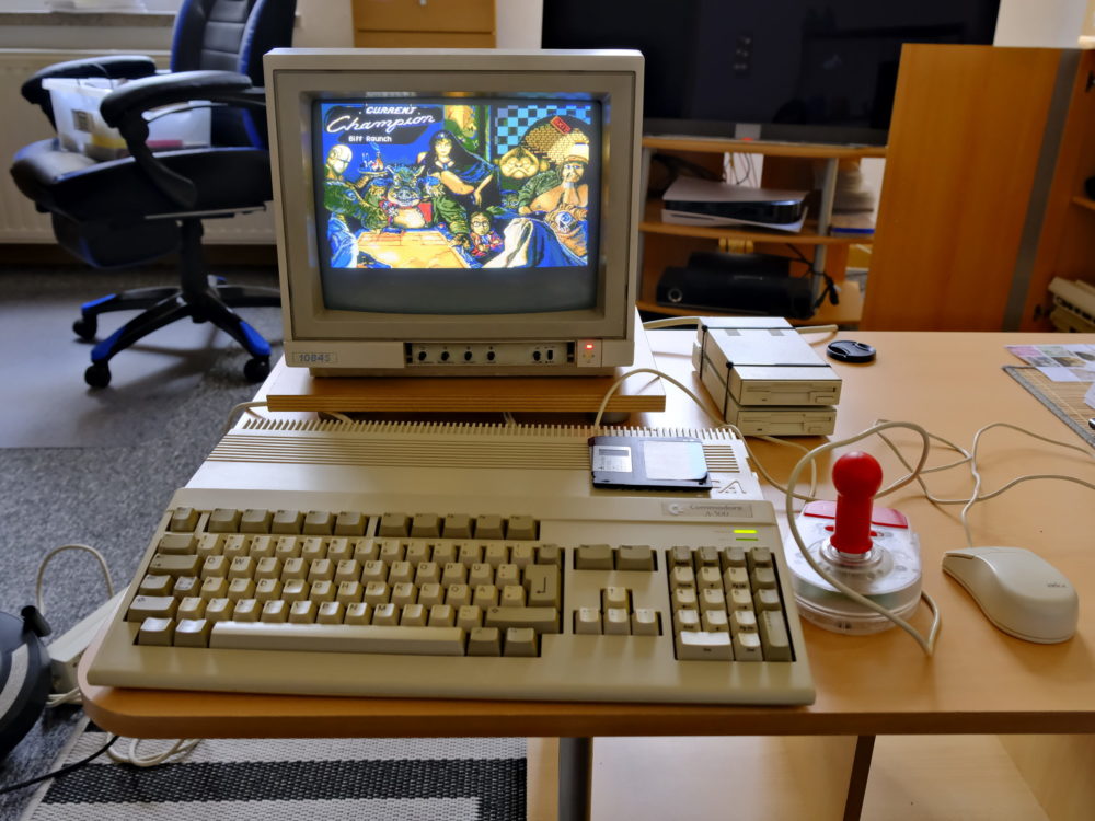 Donnerstag Nachmittag - Ein Test der Retrohardware