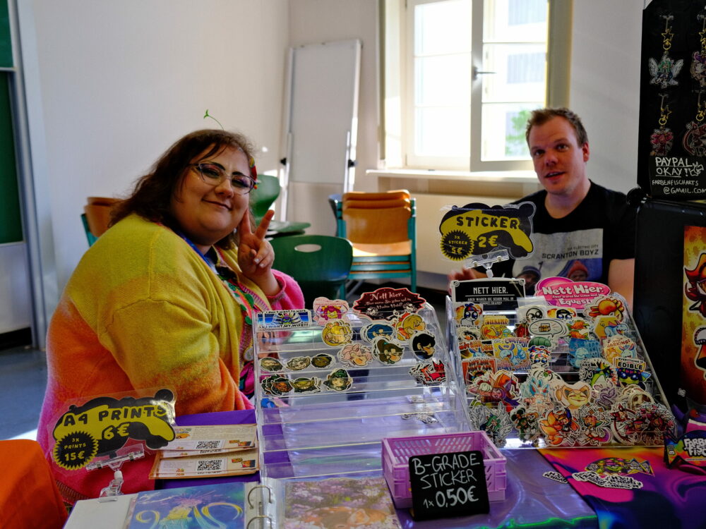 Hier gab es tolle Manga Sticker