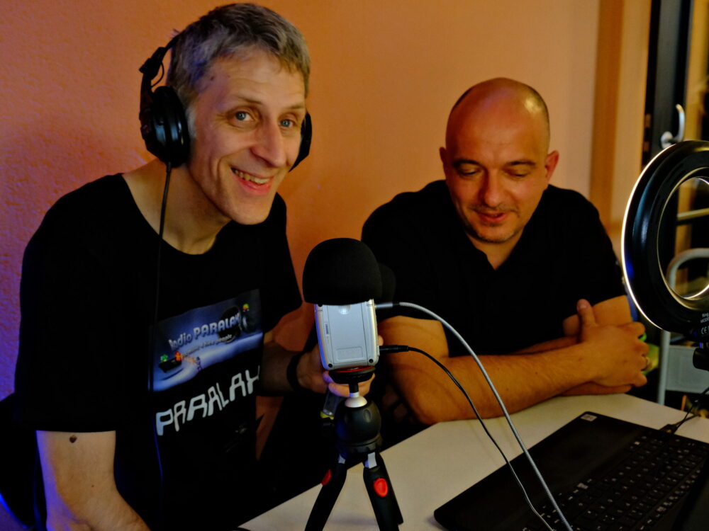 Paralax beim Interview mit Daniel vom Flashback Symposium