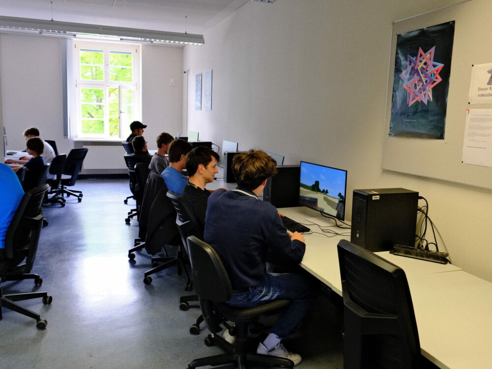 Der PC Pool mit Minecraft